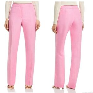 Lafayette 148 New York Barrow Linen & Silk Crepe Pants